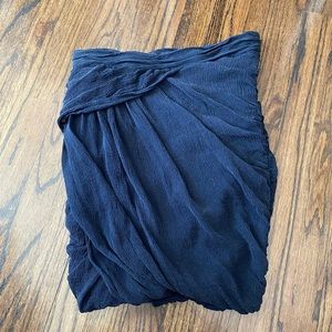 faux wrap skirt